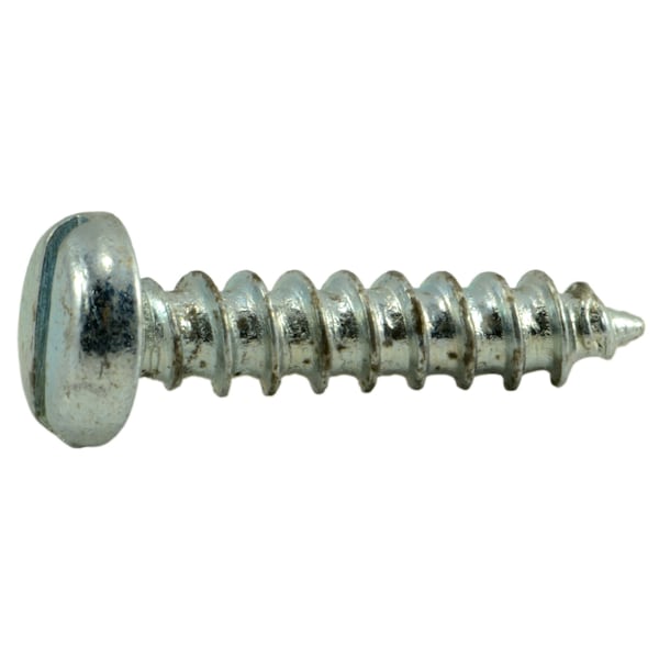 Midwest Fastener Sheet Metal Screw, #8 x 3/4 in, Zinc Plated Steel Pan Head Slotted Drive, 60 PK 62092 - main